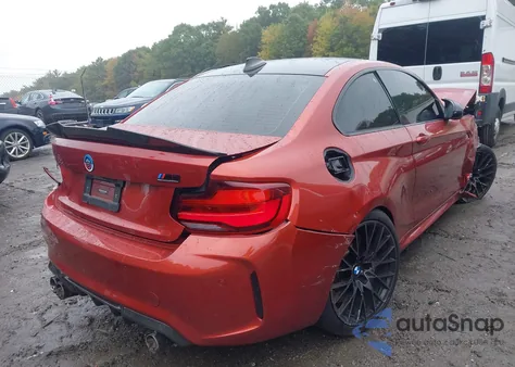 2021 BMW M2 Competition из США, поврежденный, VIN WBS2U7C03M7H03506